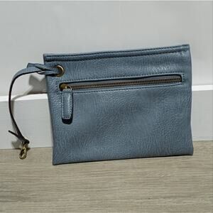 Street Level Clutch Wristlet Blue/Gray